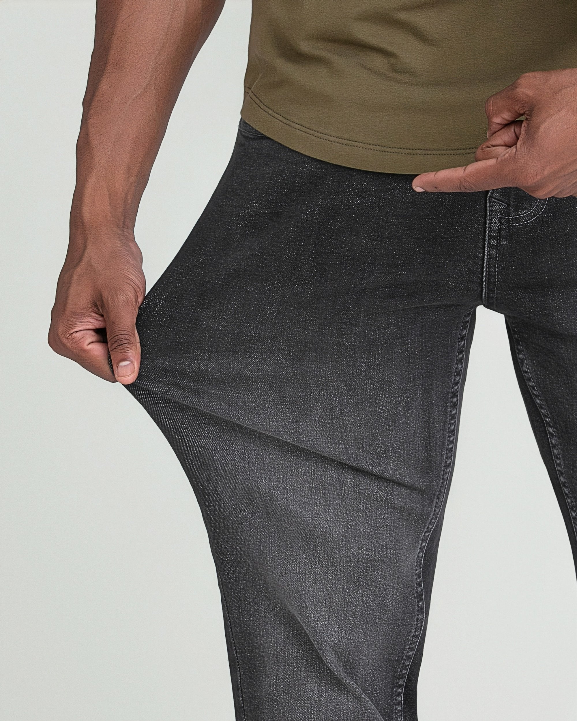 Slim Thick Jeans - Axel (Grey) | The Perfect Jean