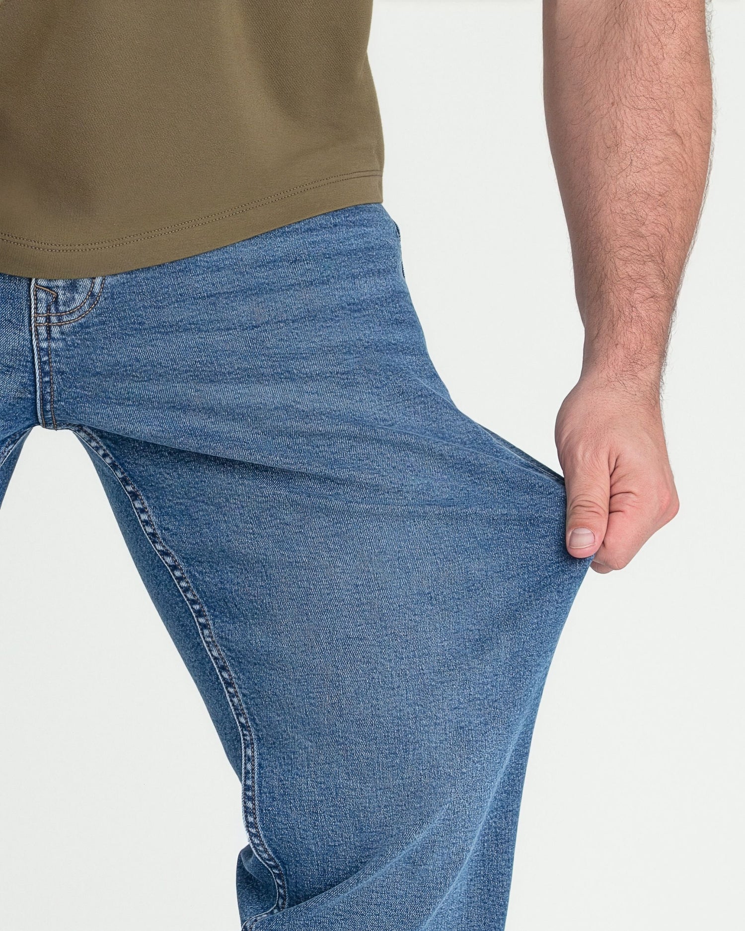 Athletic Fit / Stream  (Med Blue)