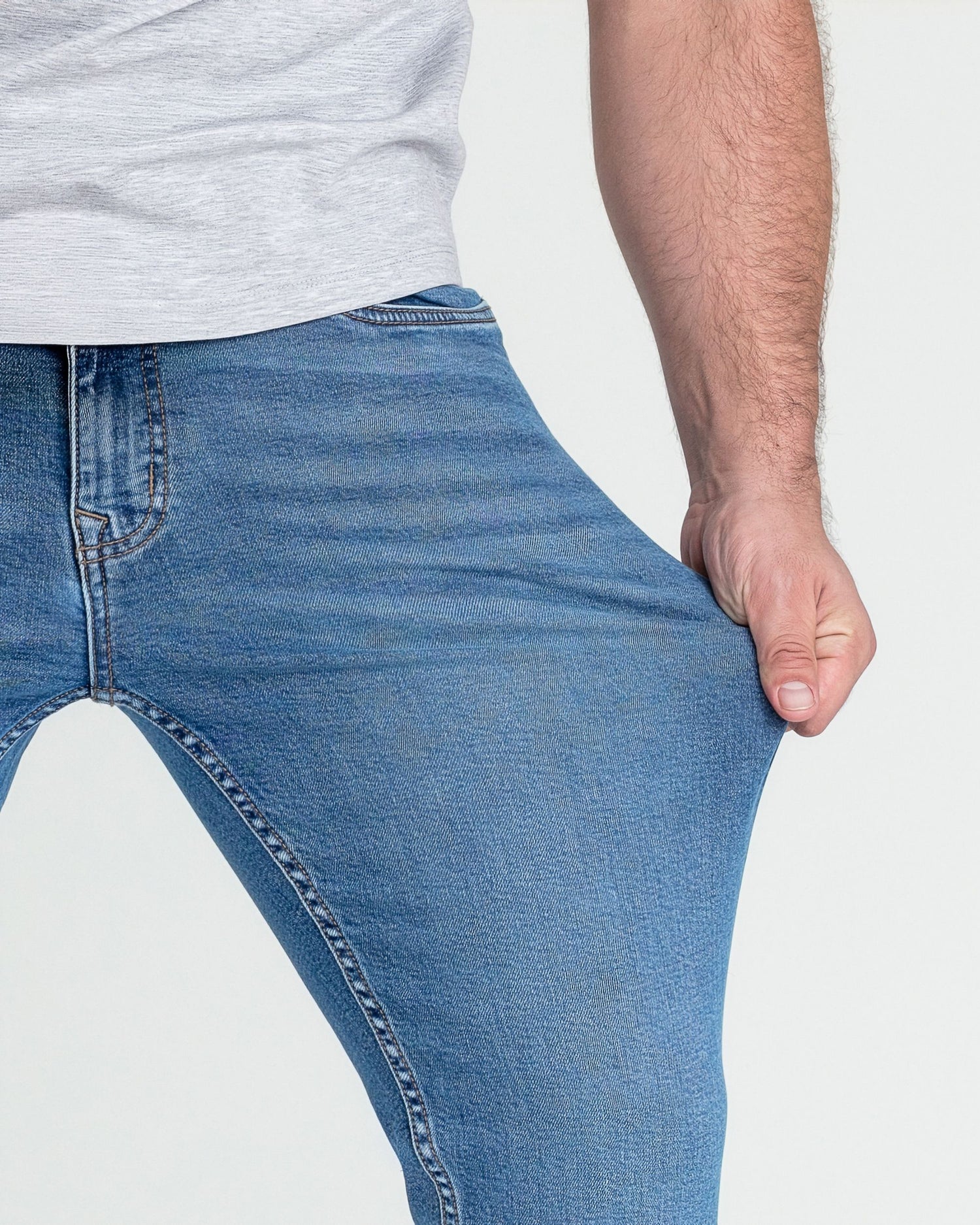 Slim Fit / Stream  (Medium Blue)