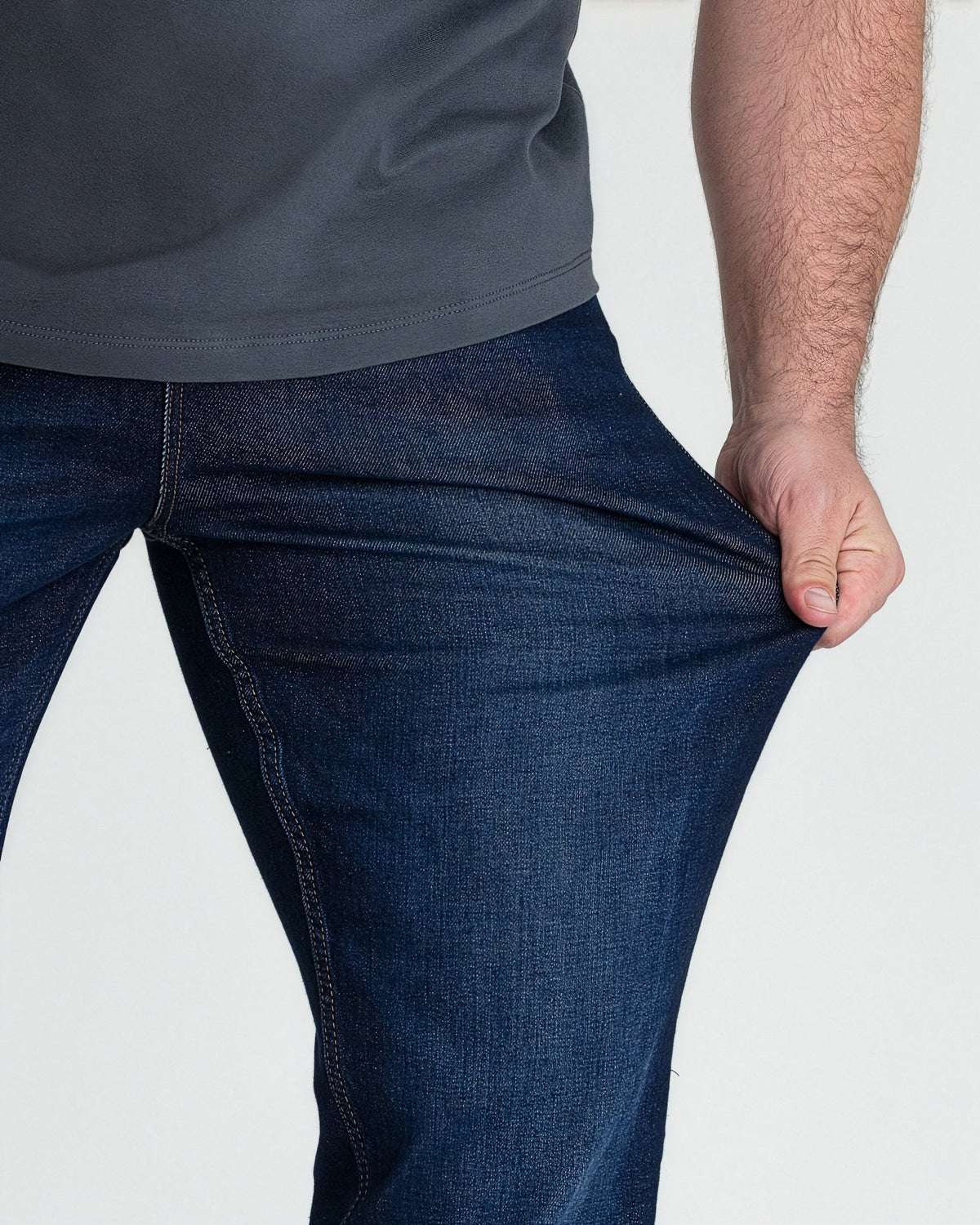 Thick Thicc Fit - Dark Blue Wide Leg Jeans | The Perfect Jean