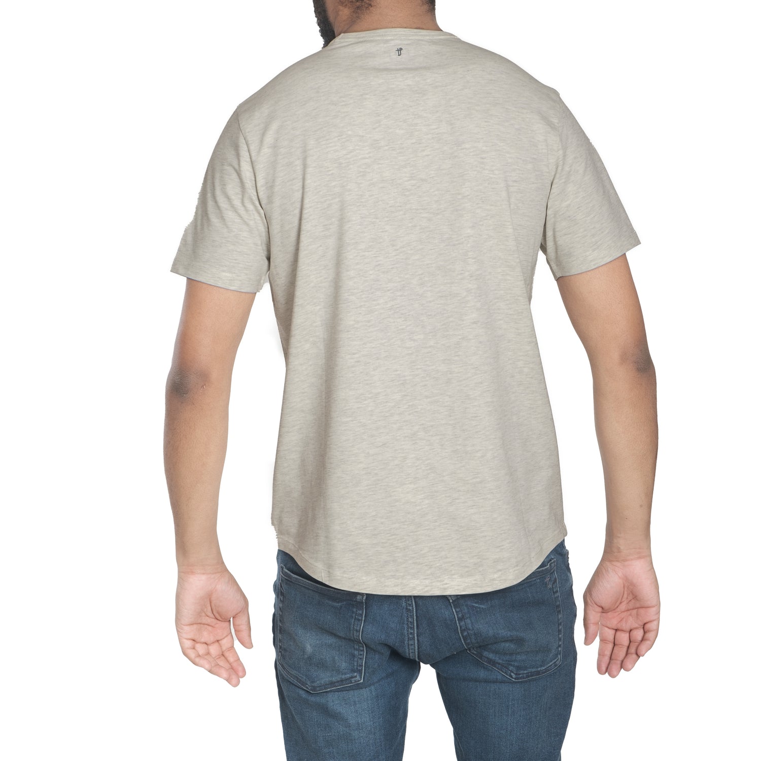 Organic V-Neck T-Shirt / Oatmeal Heather