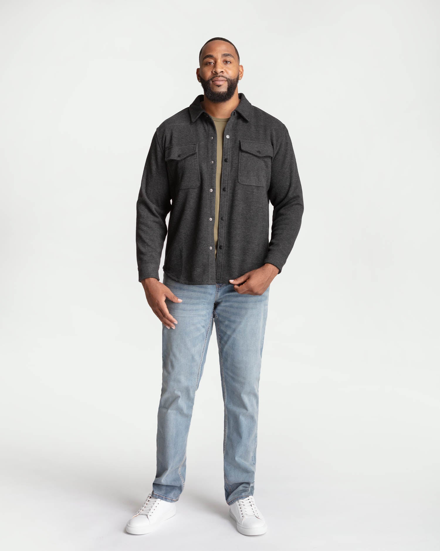 Overshirt in Black