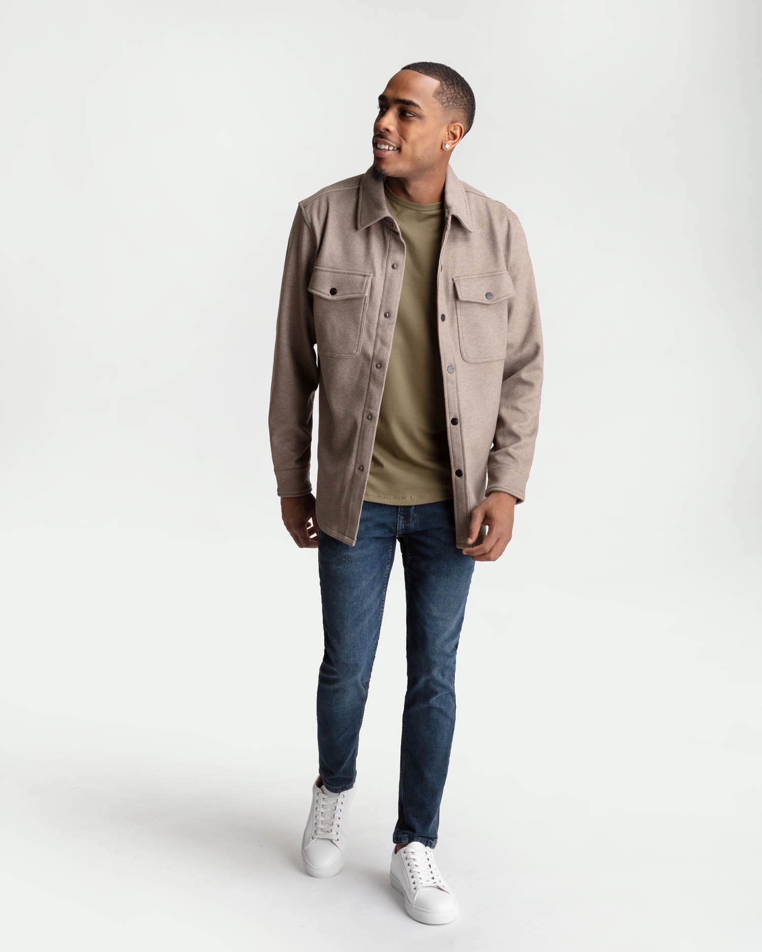 Overshirt in Oatmeal
