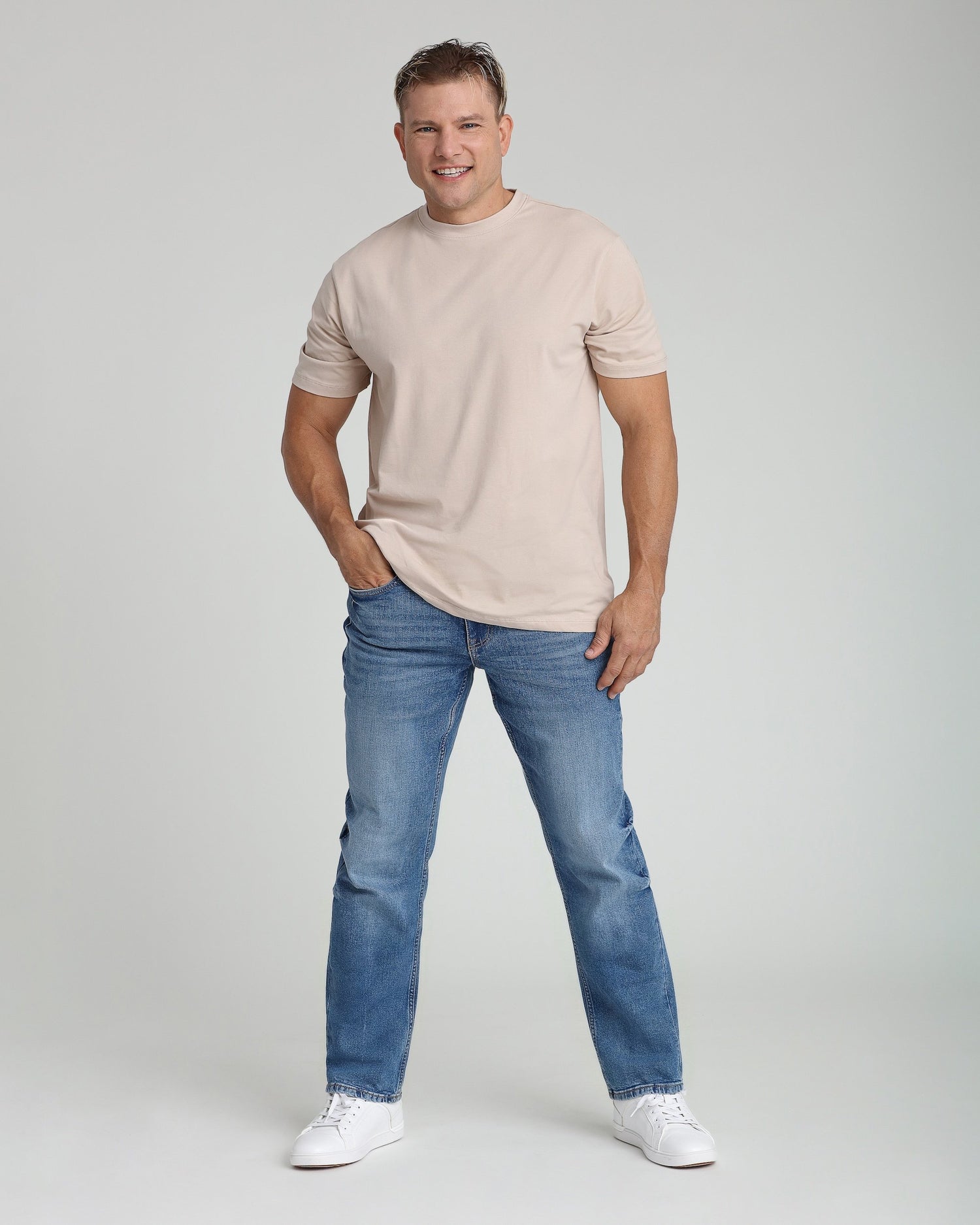 Thick Thicc Fit / Stream  (Med Blue)