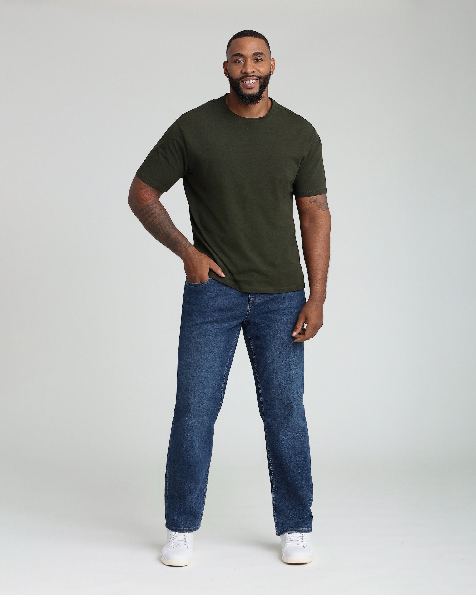 Athletic Fit / Admiral - Medium Blue Wash | The Perfect Jean