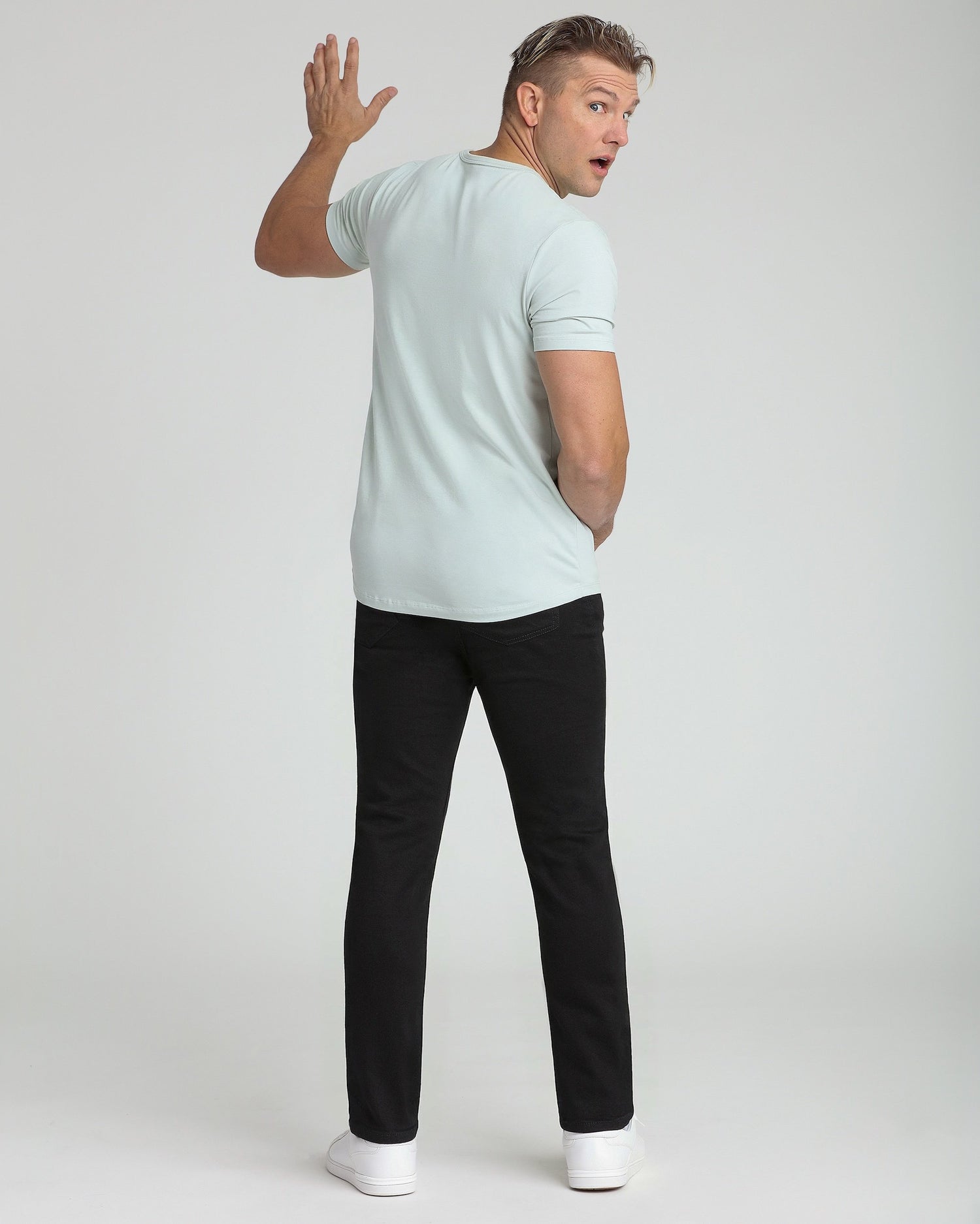 Organic Crew Neck T-Shirt / Mint