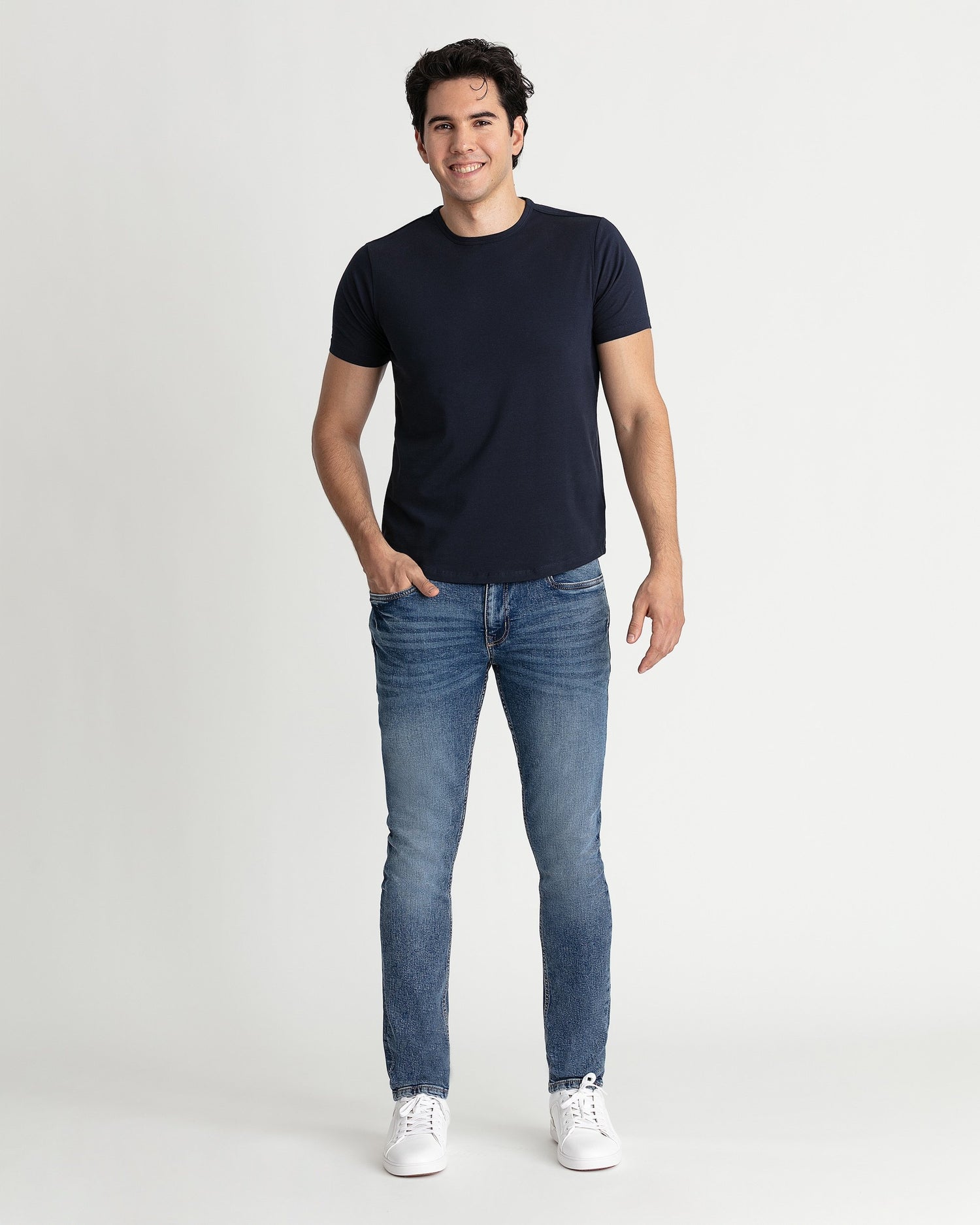 Skinny Fit / Stream  (Med Blue)