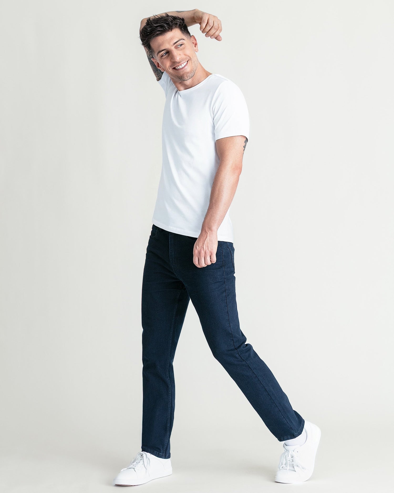 Organic Crew Neck T-Shirt / White