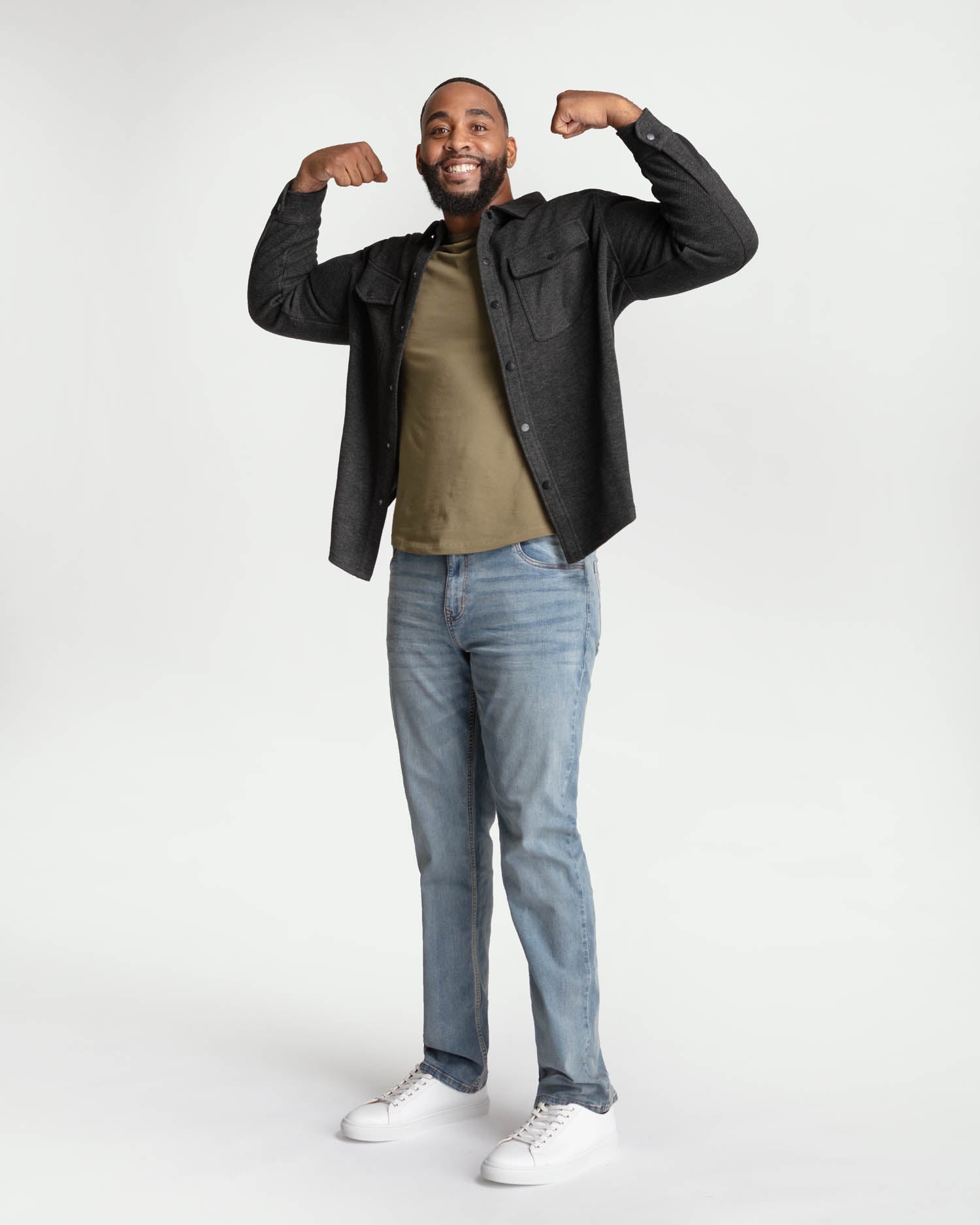 Overshirt in Black