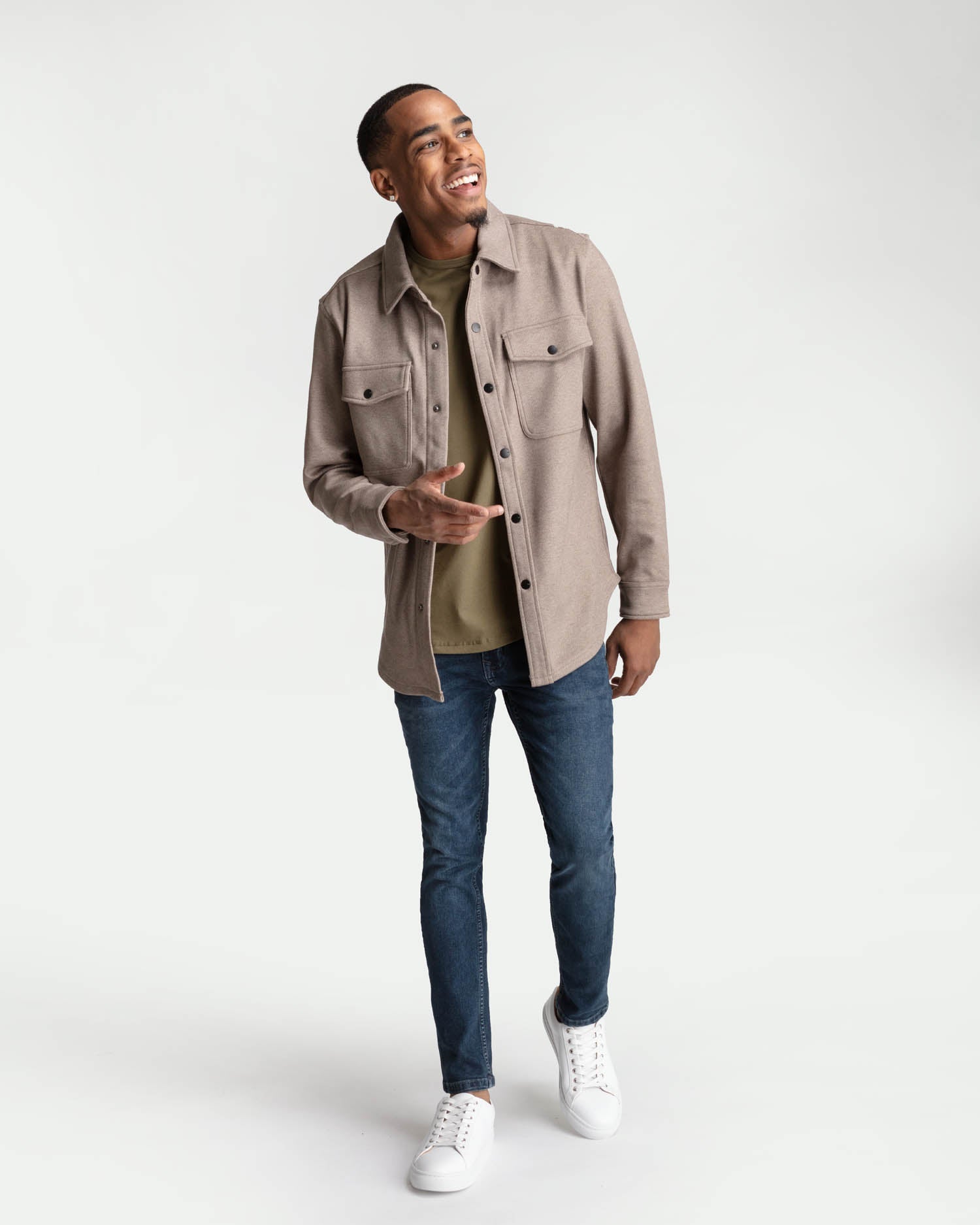 Overshirt in Oatmeal