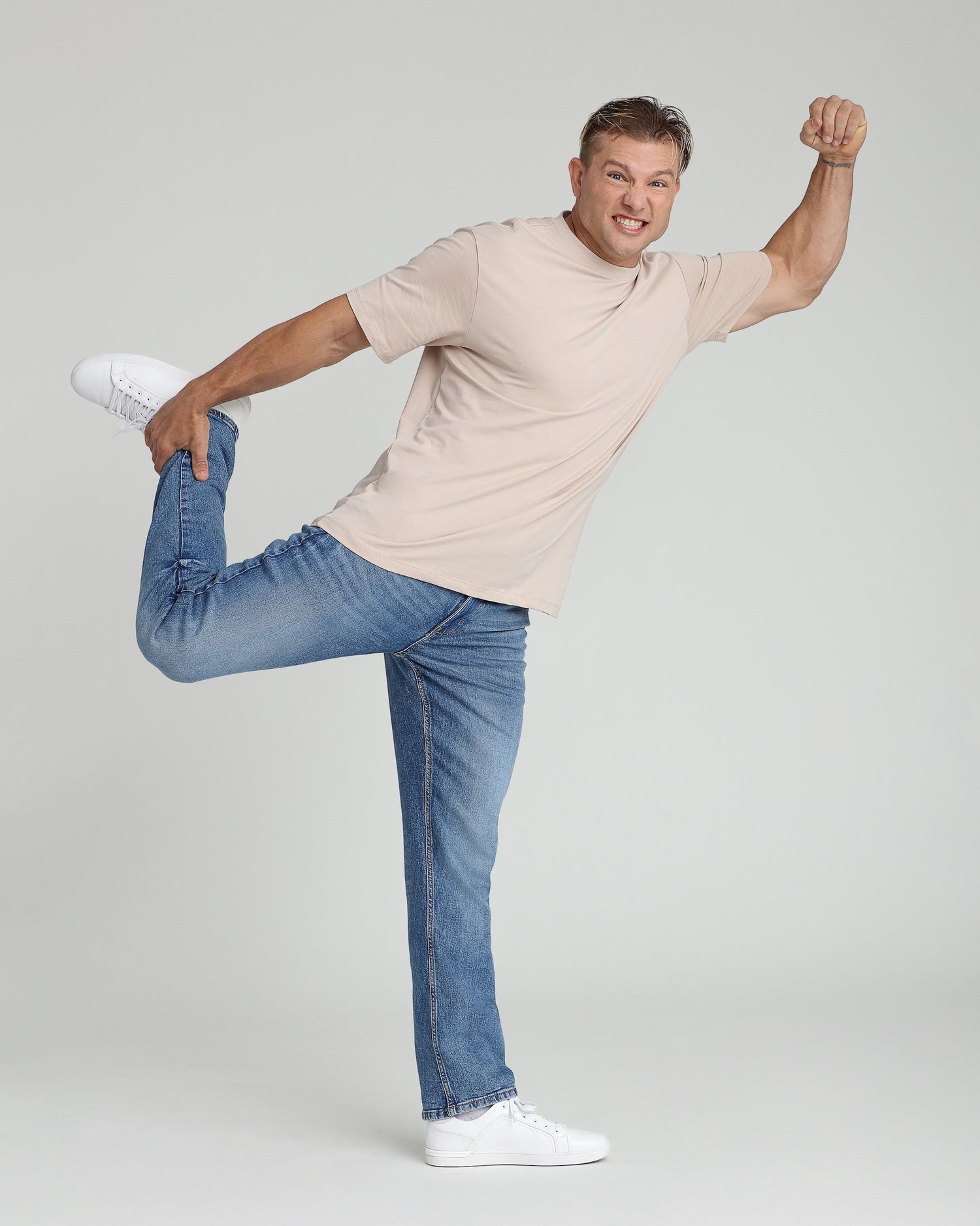 Thick Thicc Fit / Stream  (Med Blue)