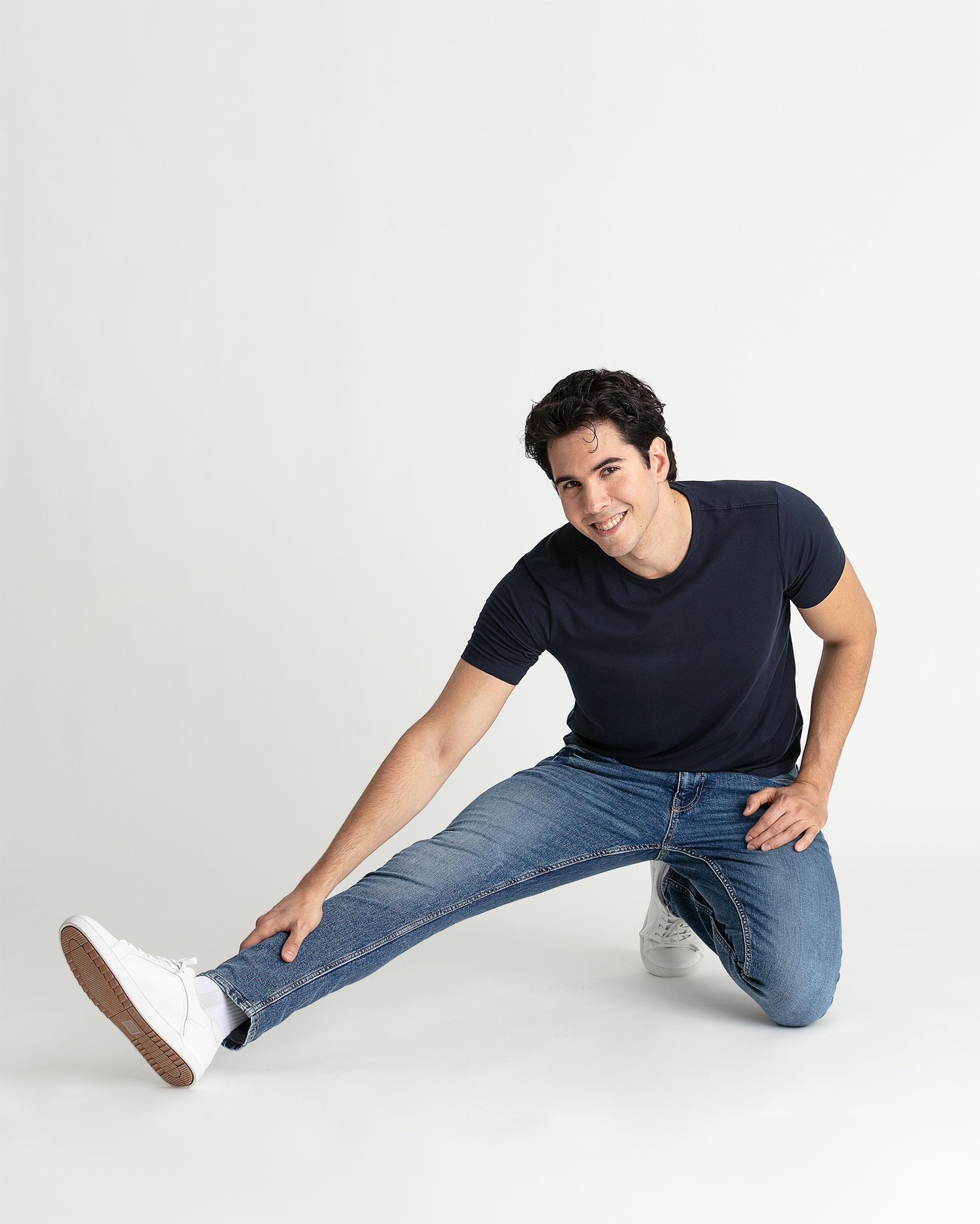 Skinny Fit / Stream  (Med Blue)