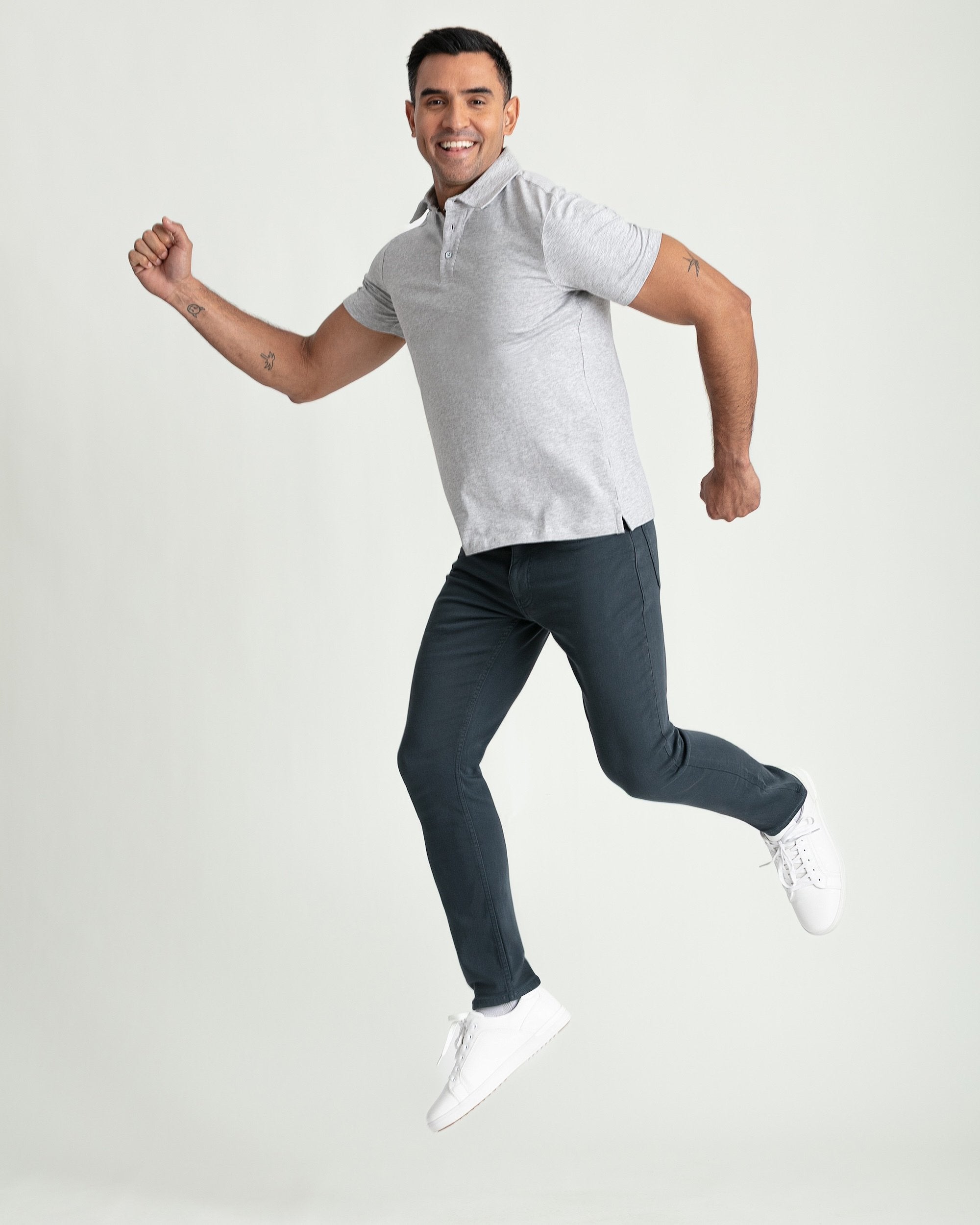 Slim Fit Khaki Jeans - Slate | The Perfect Jean