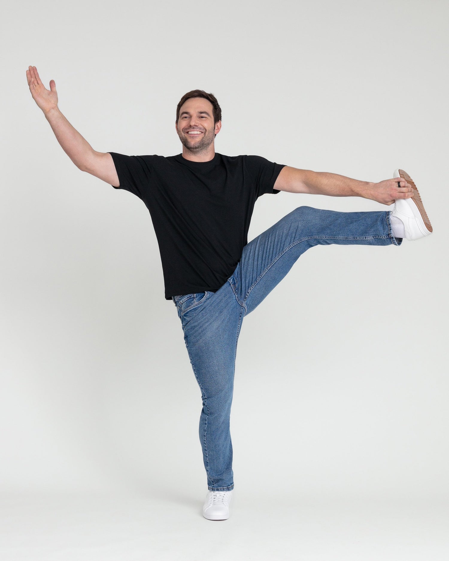 Slim Thick Fit / Stream  (Med Blue)