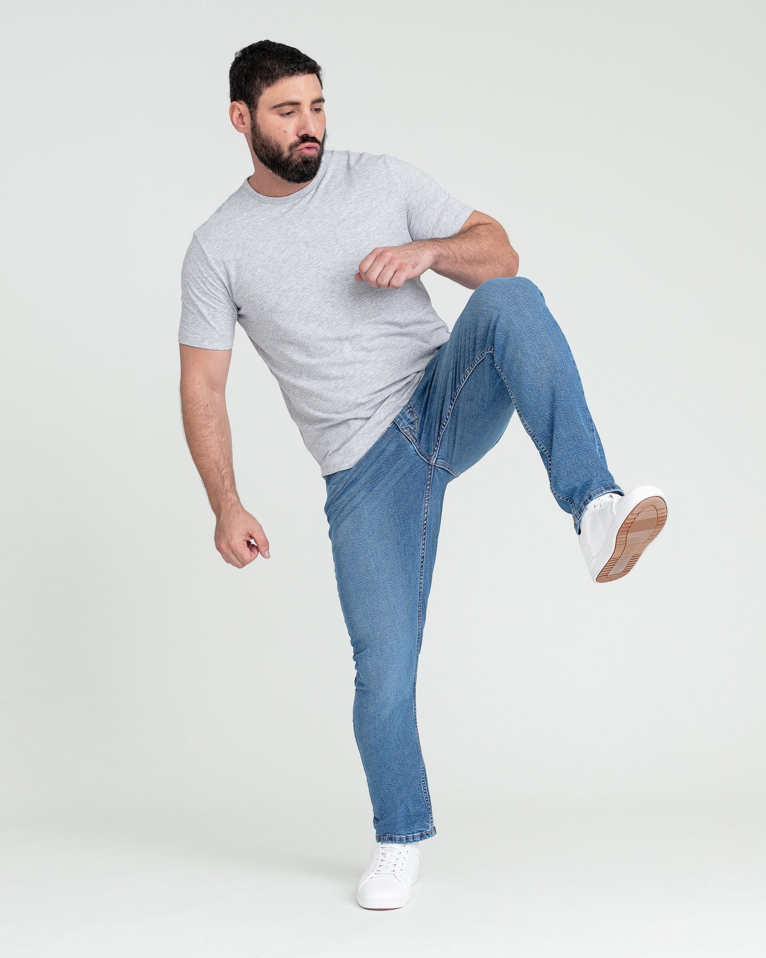 Slim Fit / Stream  (Medium Blue)