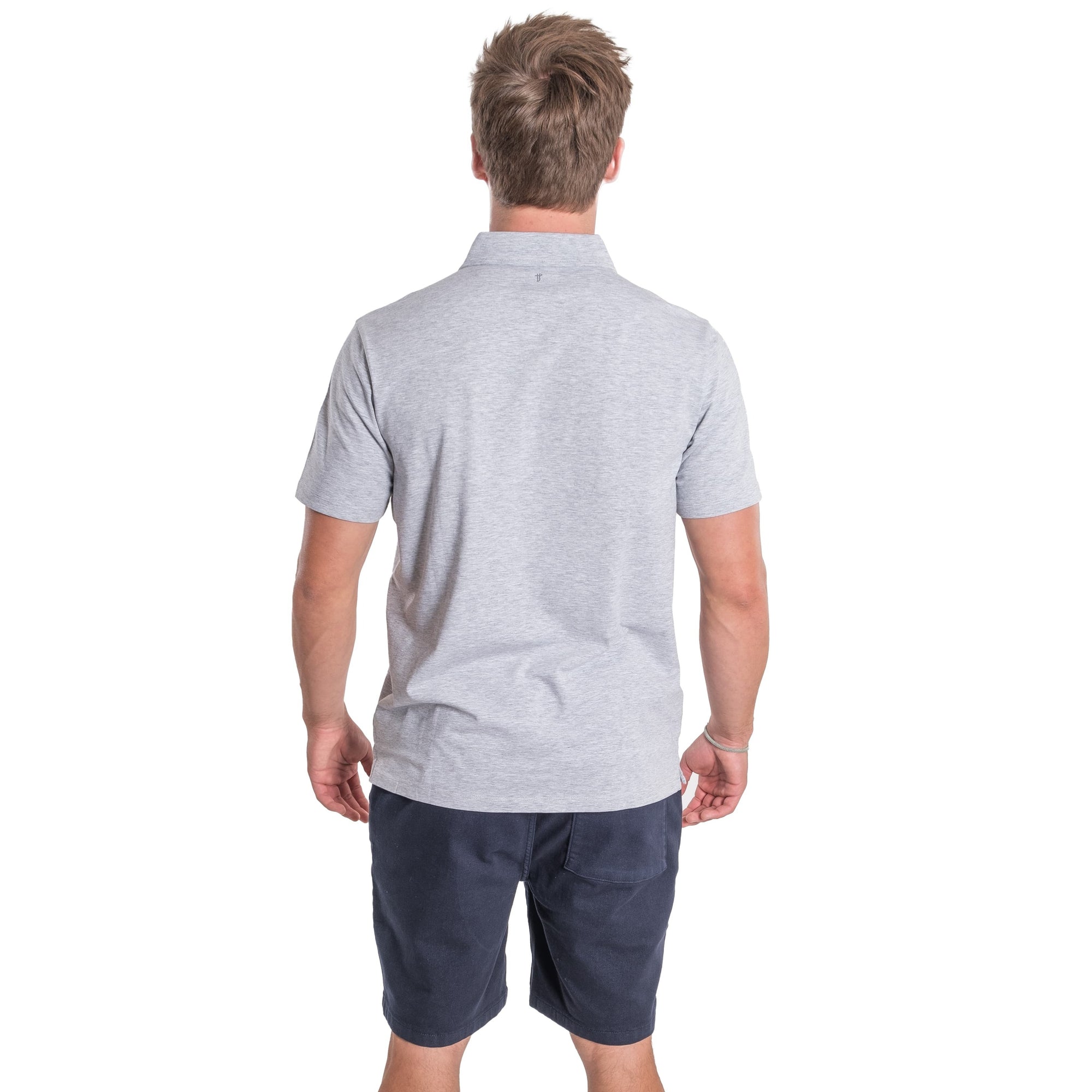 Organic Polo Shirt 6 Pack / Heather Grey