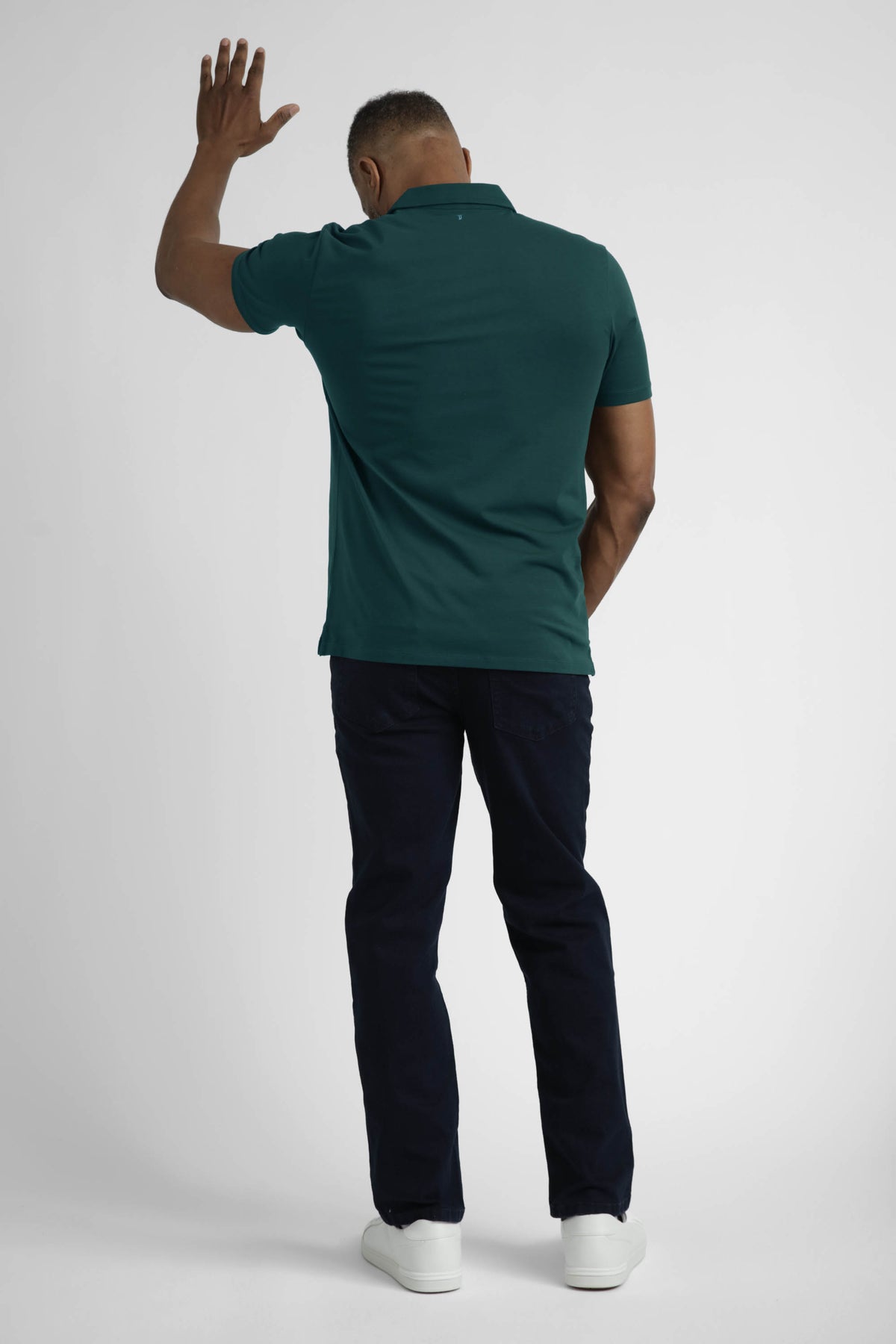 Organic Polo Shirt / Teal