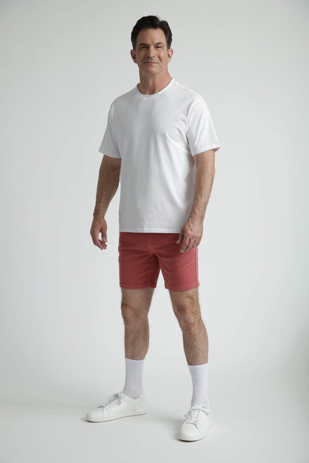 Organic Athletic Fit Crew Neck T-Shirt / White