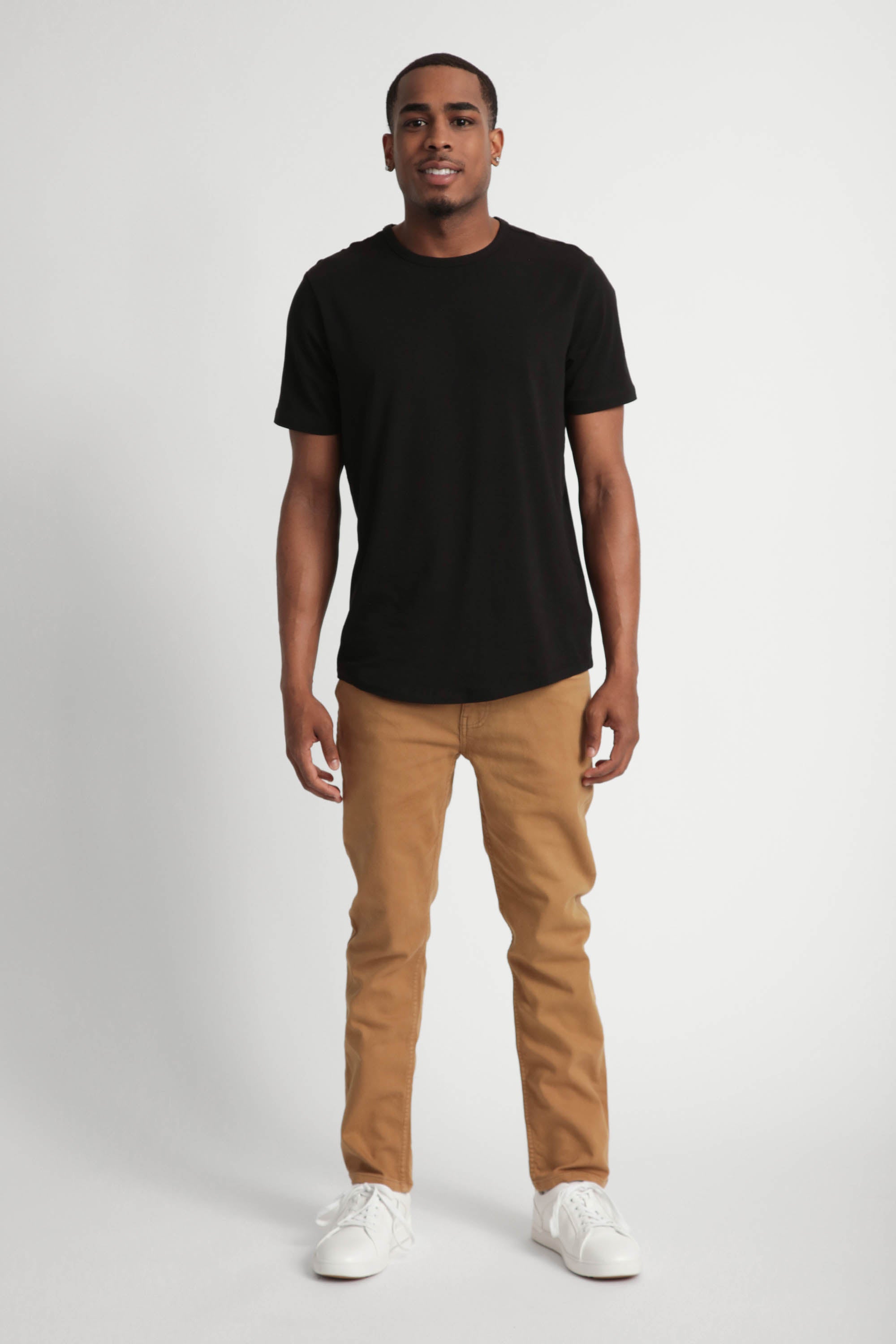 Men's Slim Khakis - Tobacco Brown | The Perfect Jean
