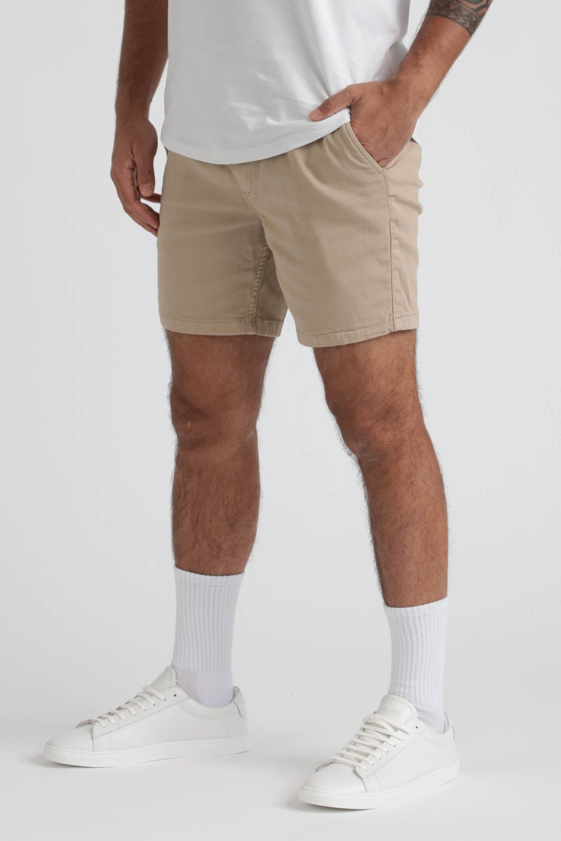 Tight Khaki Shorts Men Slim Fit Denkhakiβ’ Comfort Shorts Denkhaki