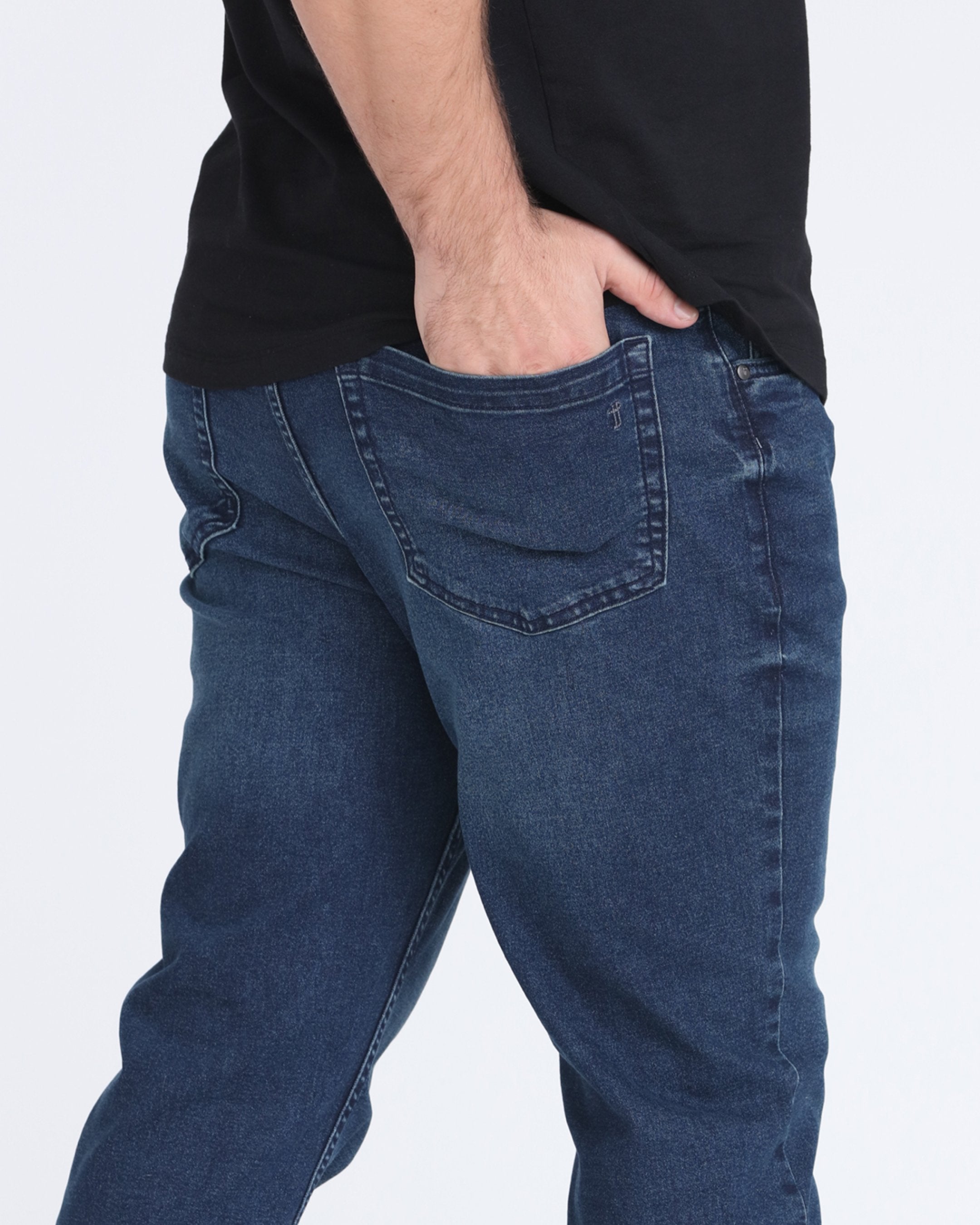 Thick Thicc Fit / Knight - Men's Dark Blue Jeans | The Perfect Jean