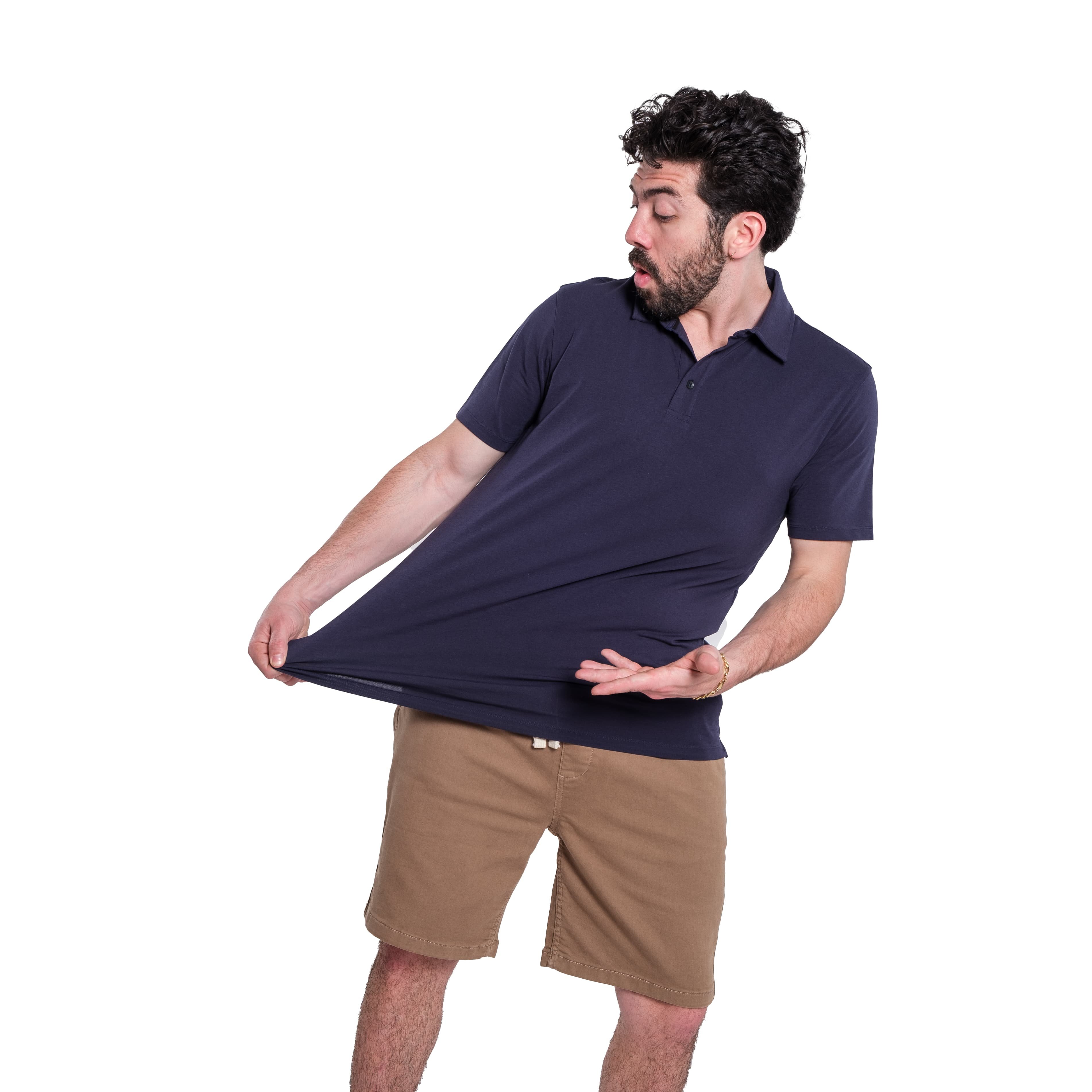 Organic Polo Shirt / Navy