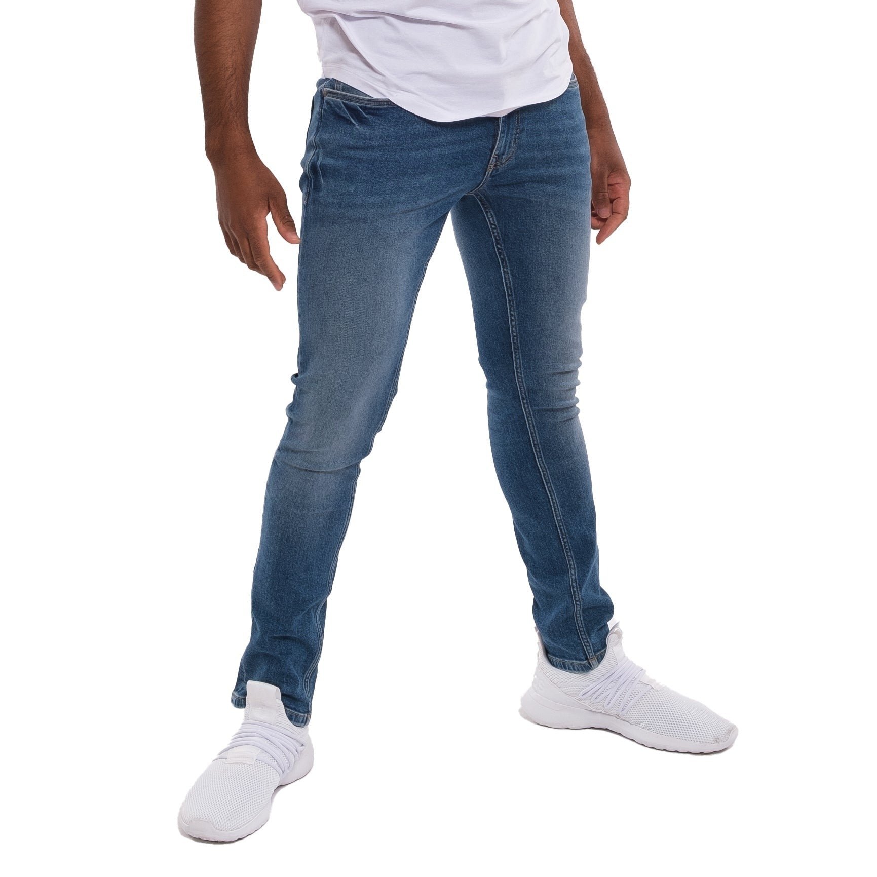 Skinny Fit / Stream  (Med Blue)