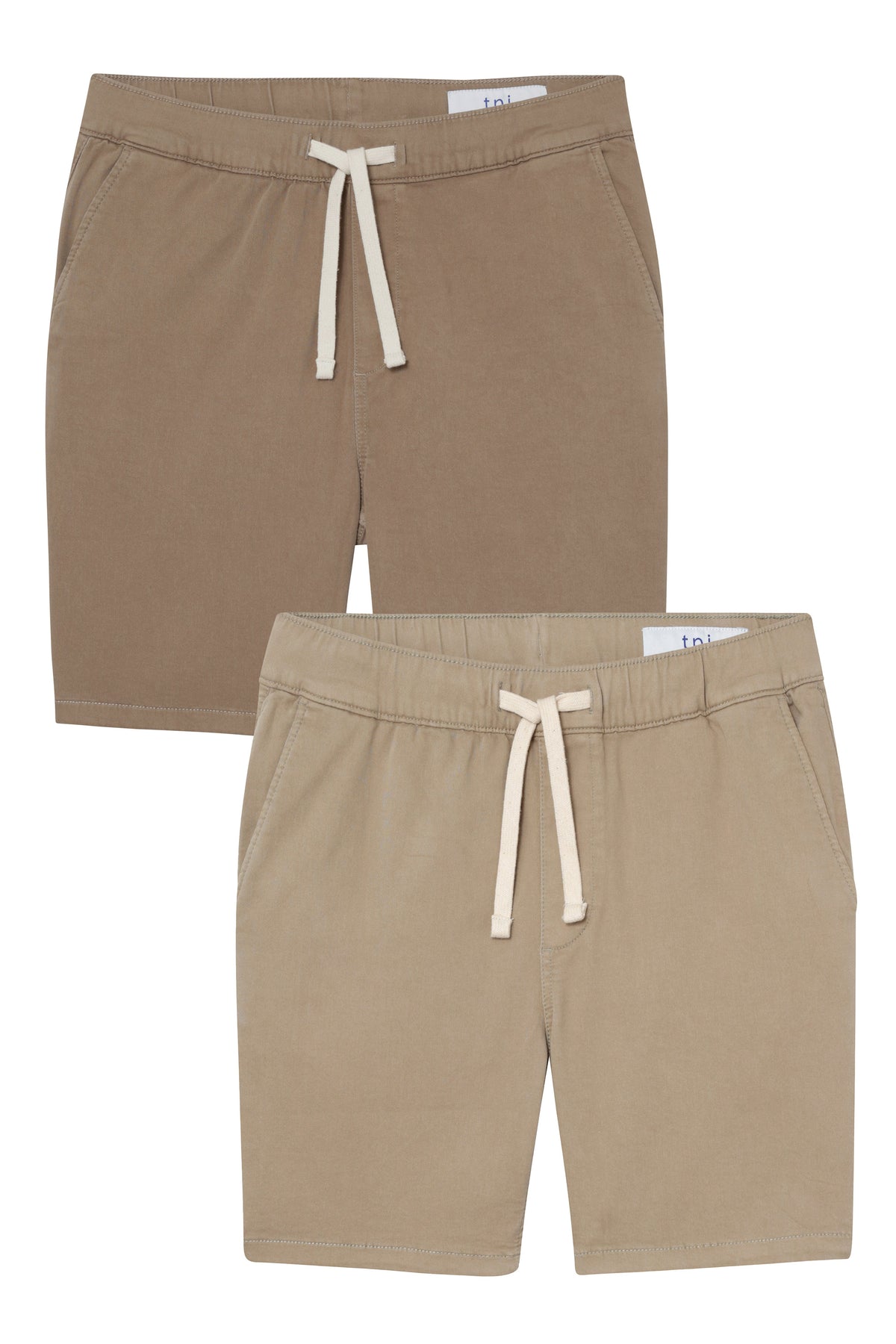 Everyday Comfort Shorts (Athletic Fit) / Dark Khaki & Light Khaki