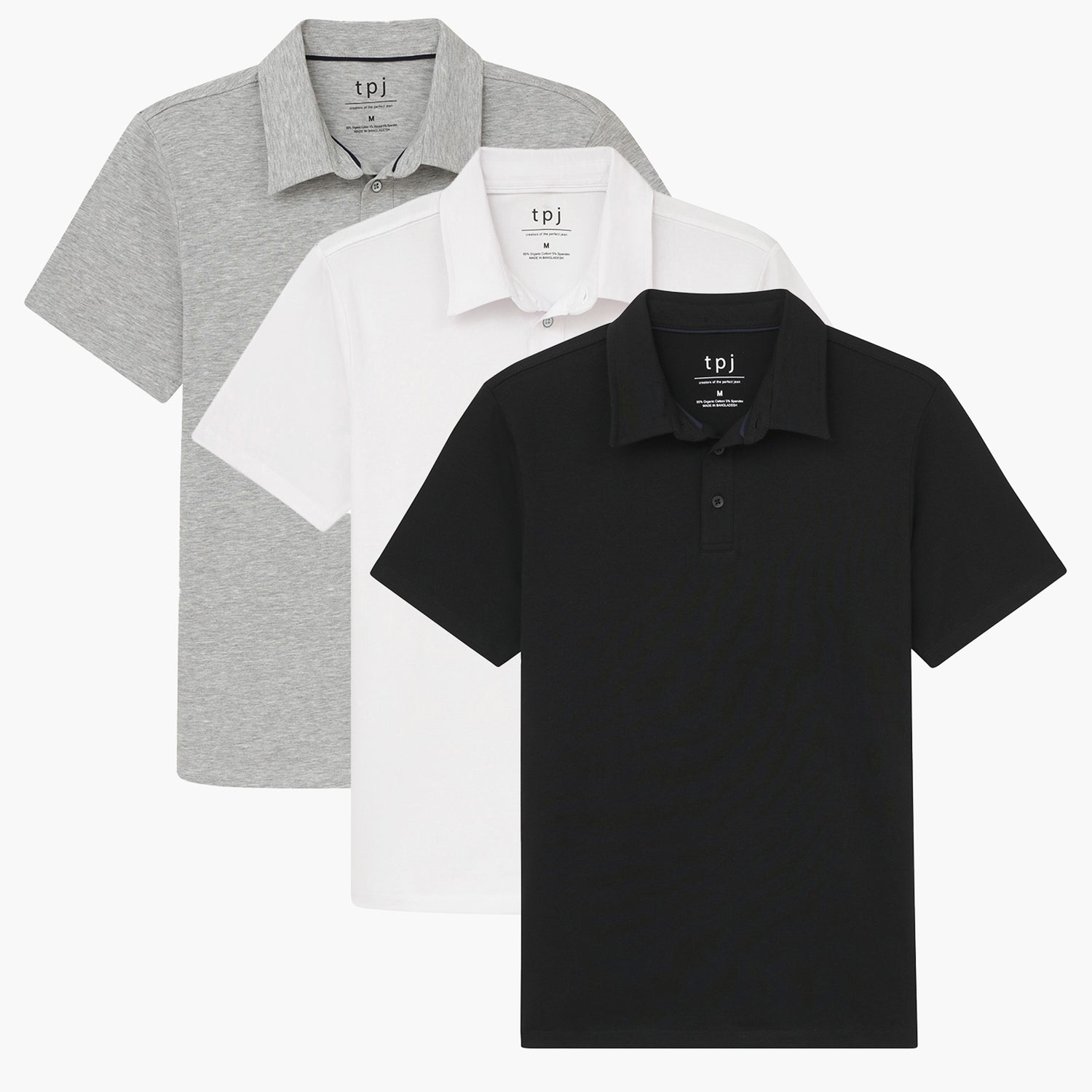 Organic Polo Shirt 3 Pack / Essentials