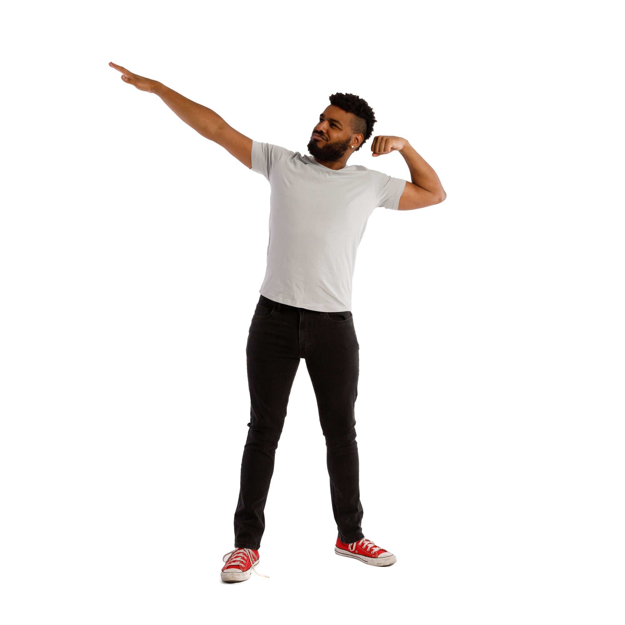 Organic Crew Neck T-Shirt 3 Pack / Light Grey | The Perfect Jean