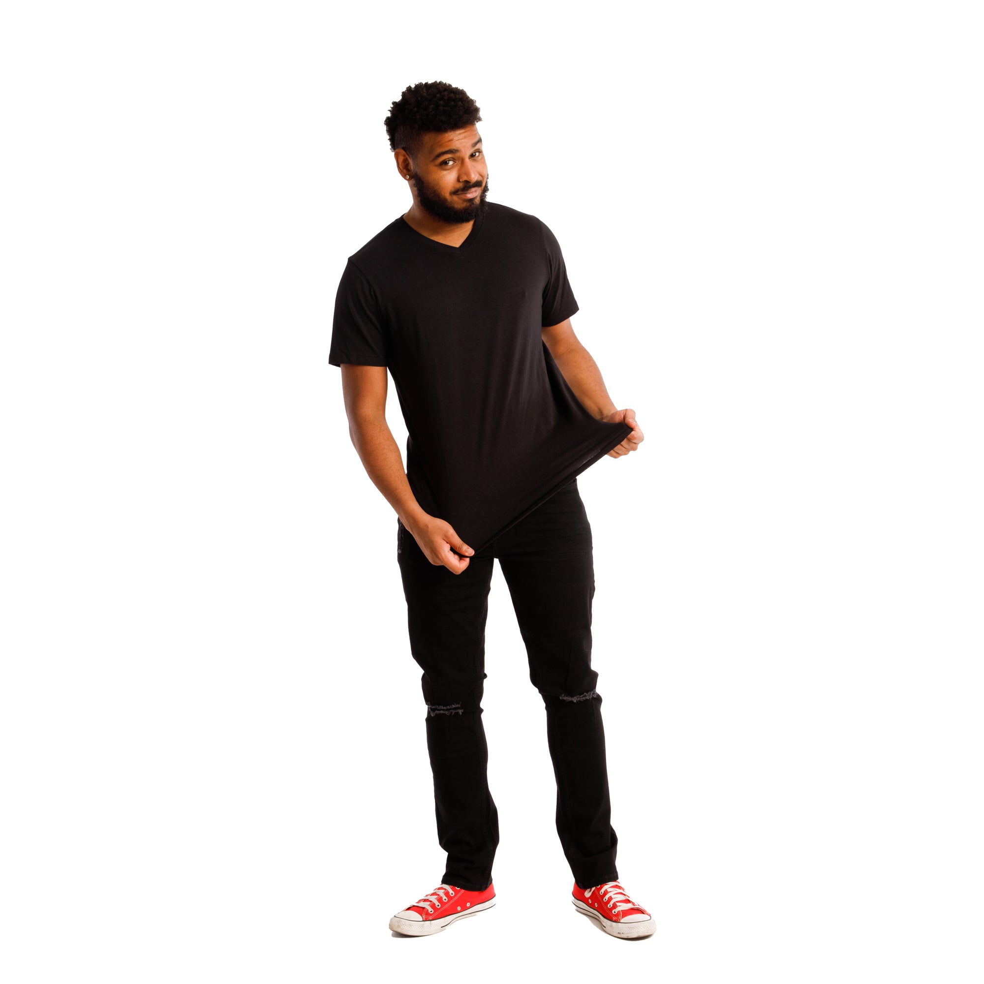 Organic V-Neck T-Shirt 3 Pack / The "Basic" Basic