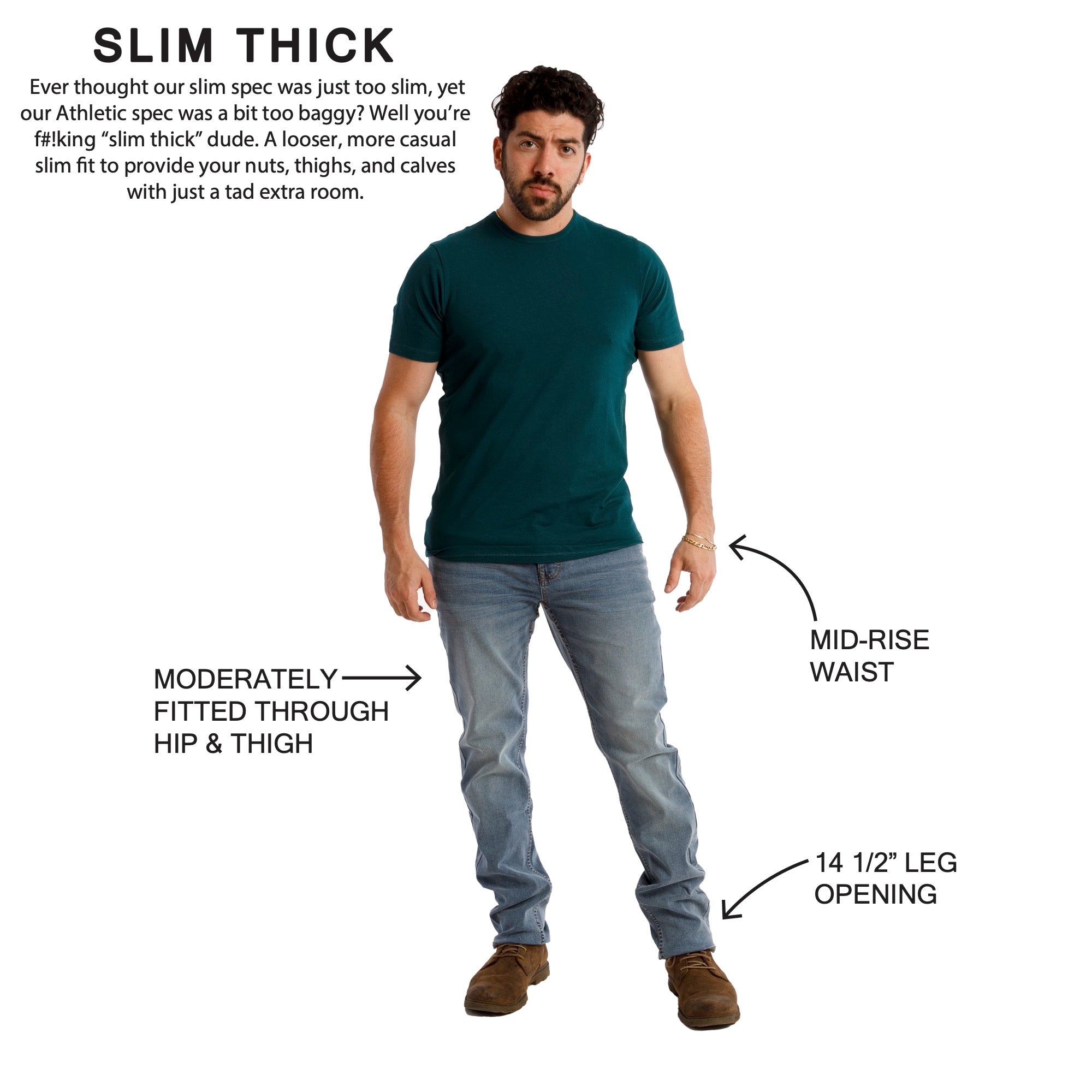 Slim Thick / Submarine Dark Wash Jeans