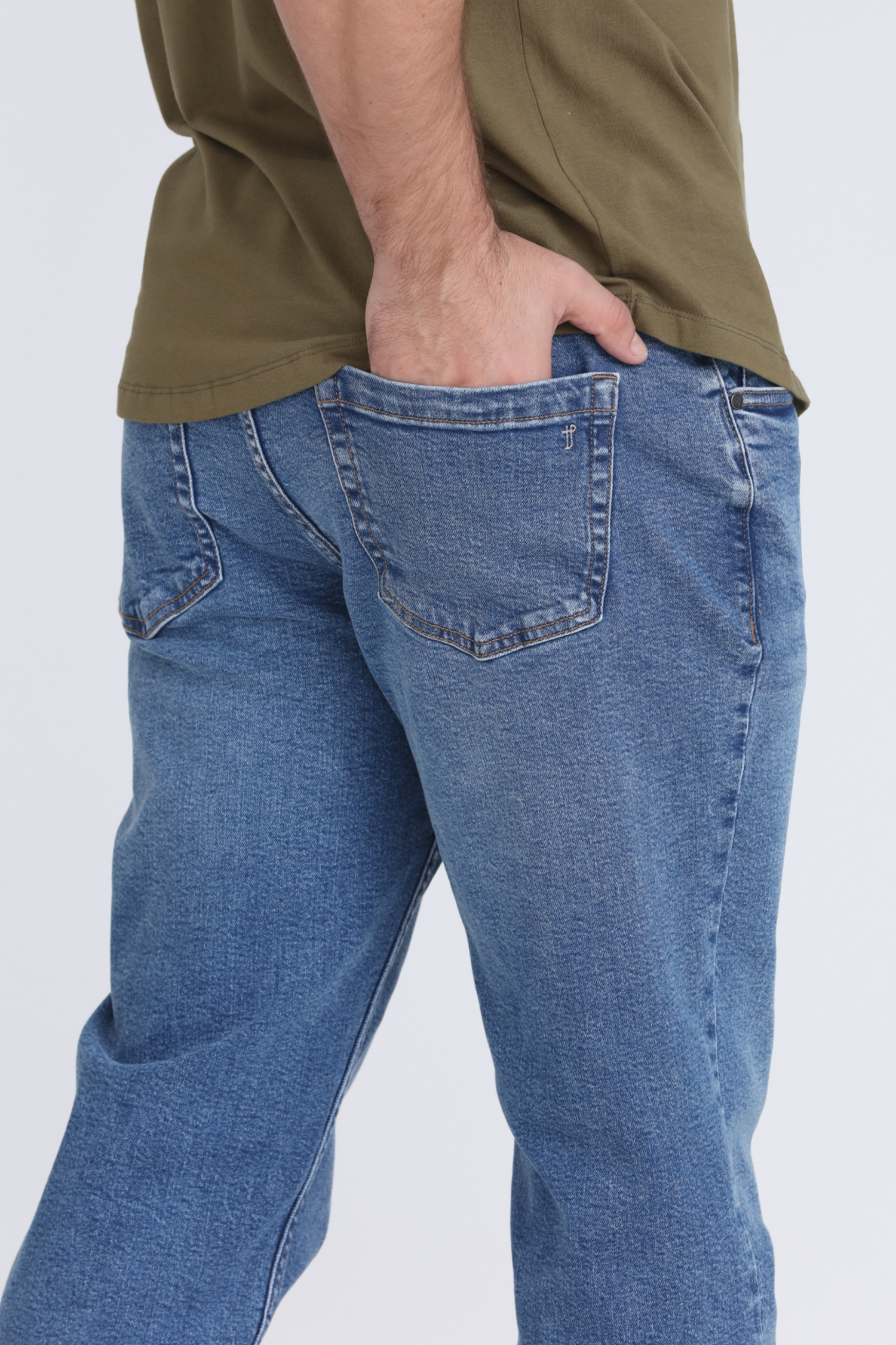 Thick Thicc Fit / Stream  (Med Blue)