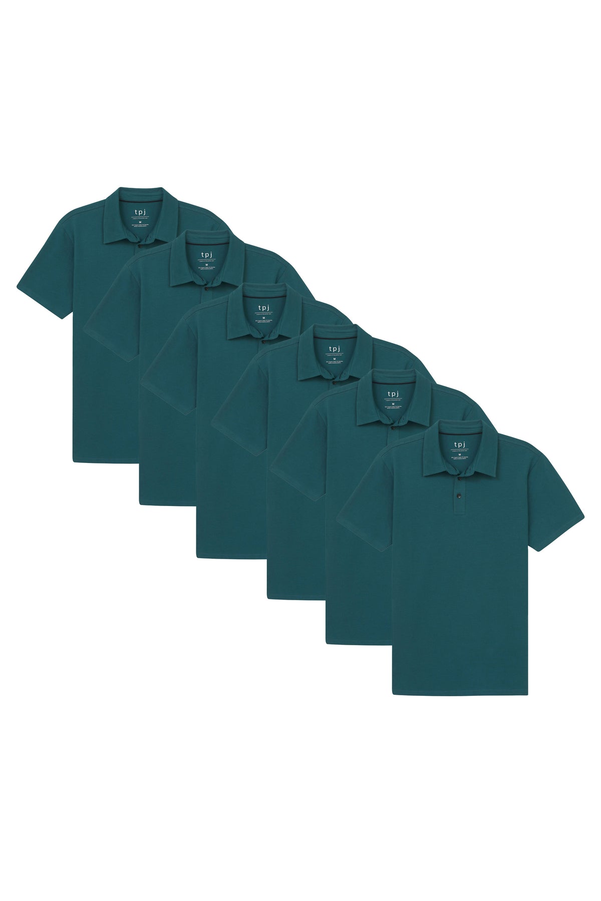 Organic Polo Shirt 6 Pack / Teal
