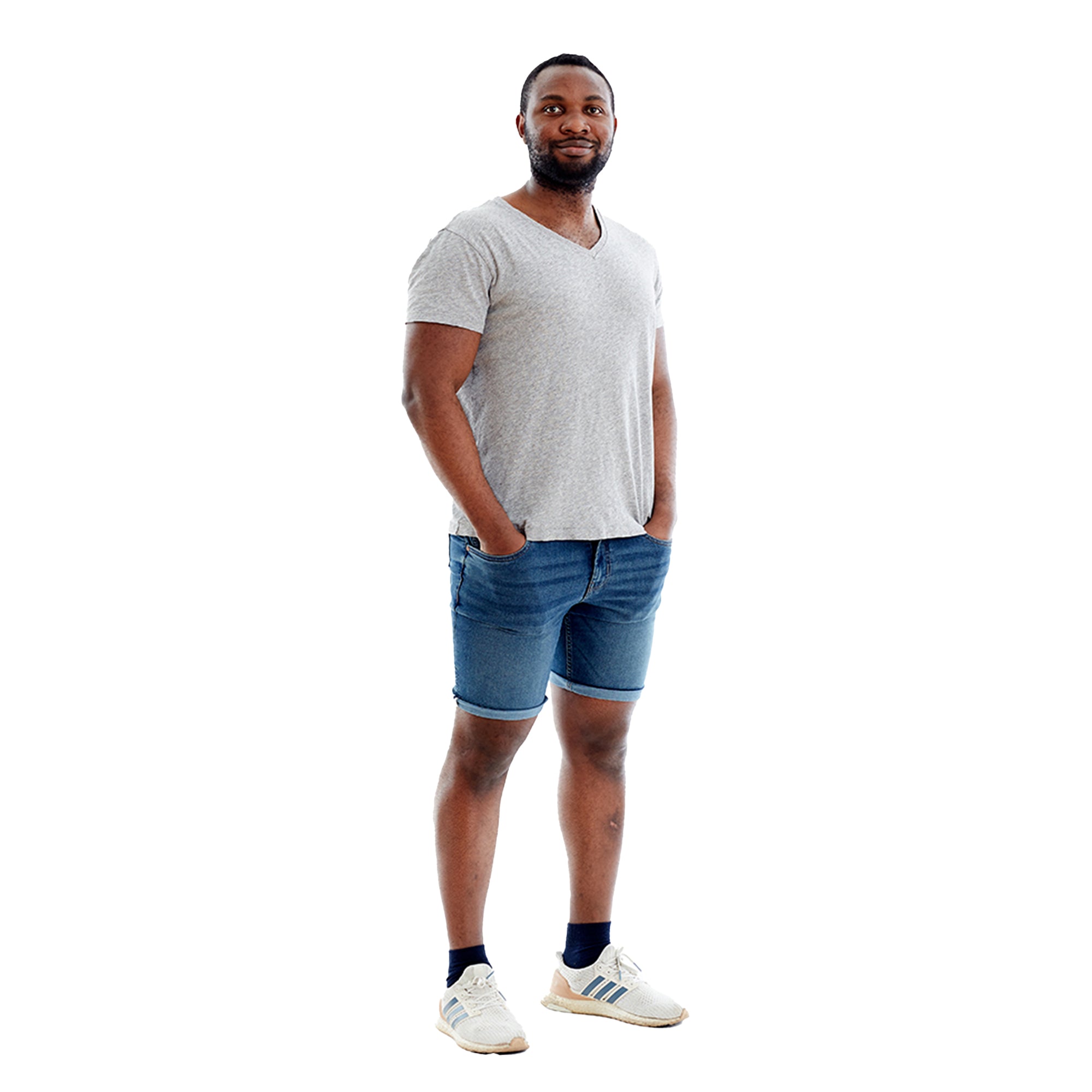 White blue jean shorts 2025